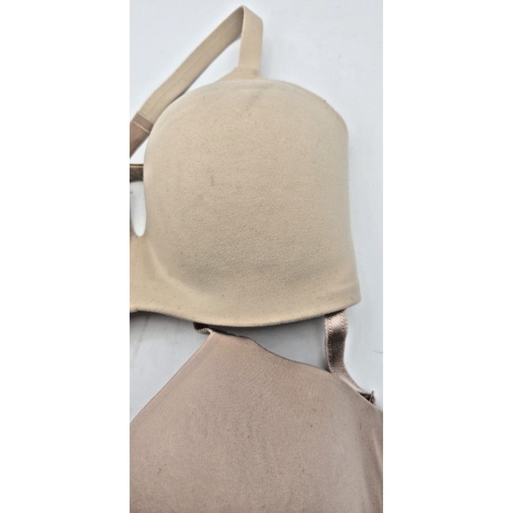 Chantelle & Wacoal Underwire Bras 34D Nude Beige Lined Supportive EUC Lot - Picture 8 of 15